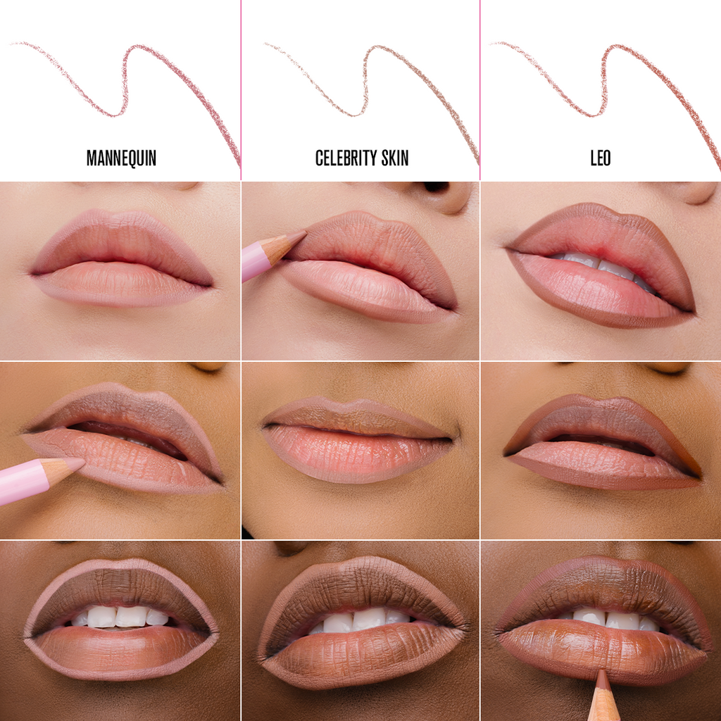 Nude Velour Lip Liner Trio